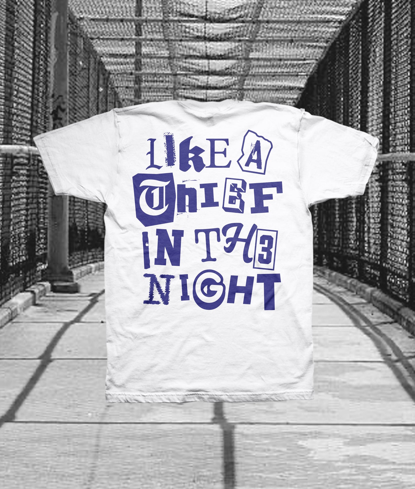 THIEF | white x blue