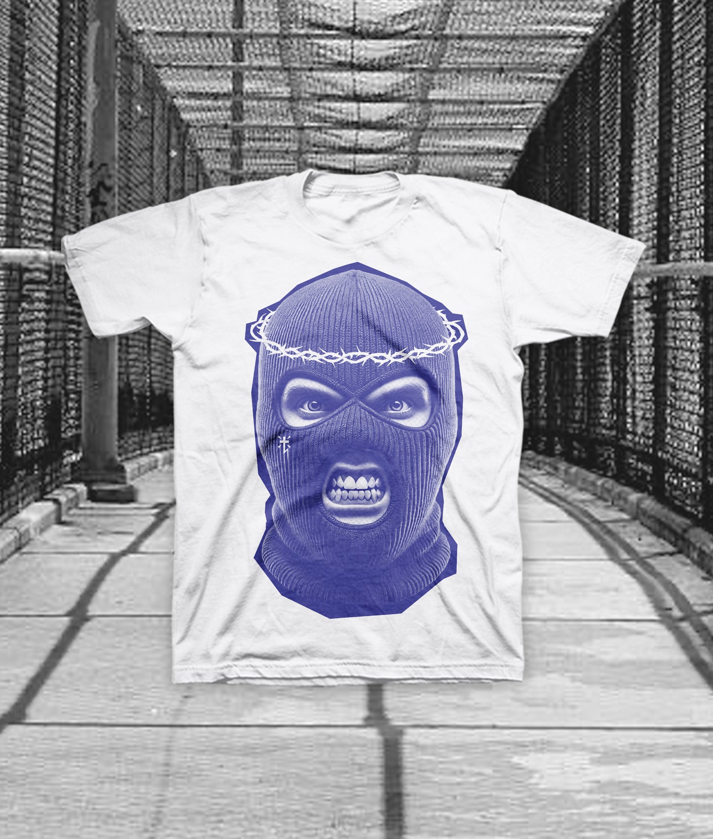 THIEF | white x blue
